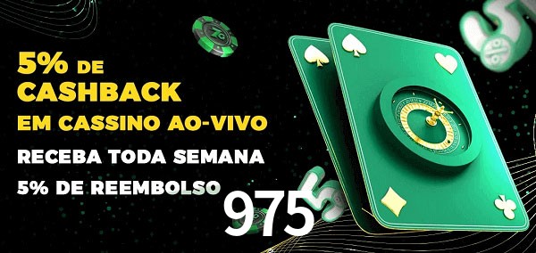 Promoções do cassino ao Vivo 975